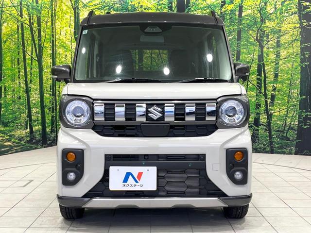 スペーシアギア ハイブリッドＸＺ　両側電動ドア　純正９型ナビ　全周囲カメラ　衝突被害軽減システム　レーダークルーズ　禁煙車　コーナーセンサー　ＬＥＤヘッド　純正１４インチアルミ　オートハイビーム　車線逸脱警報　オートライト（14枚目）