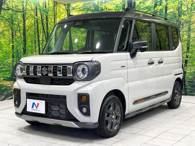 スペーシアギア ハイブリッドＸＺ　両側電動ドア　純正９型ナビ　全周囲カメラ　衝突被害軽減システム　レーダークルーズ　禁煙車　コーナーセンサー　ＬＥＤヘッド　純正１４インチアルミ　オートハイビーム　車線逸脱警報　オートライト（24枚目）