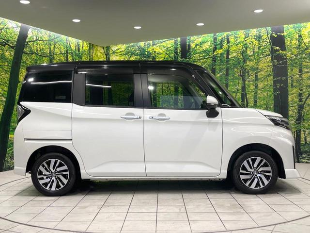 ルーミー カスタムＧ　４ＷＤ　両側電動ドア　純正９型ナビ　全周囲カメラ　衝突被害軽減システム　レーダークルーズ　禁煙車　ドラレコ　コーナーセンサー　スマートキー　ＬＥＤヘッド　ビルトインＥＴＣ　純正１４インチアルミ（29枚目）