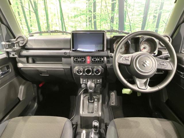 ジムニー ＸＣ　４ＷＤ　９型ナビ　バックカメラ　衝突被害軽減システム　禁煙車　ドラレコ　コーナーセンサー　スマートキー　ＬＥＤヘッド　ビルトインＥＴＣ　クルコン　純正１６インチアルミ　車線逸脱警報　オートライト（2枚目）