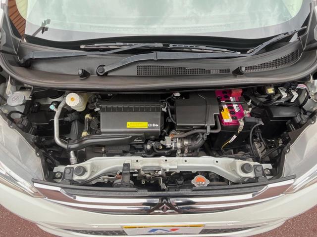 eKワゴン M SDナビ 衝突被害軽減システム 禁煙車 ドラレコ コーナーセンサー 車線逸脱警報 オートライト デュアルエアコン CD DVD再生 地デジ(18枚目)