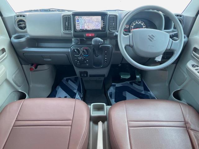 エブリイ ＰＣ　ＳＤナビ　バックカメラ　衝突被害軽減システム　シートヒーター　シートエアコン　ＬＥＤヘッド　ＥＴＣ　オートエアコン　Ｂｌｕｅｔｏｏｔｈ　ＣＤ　フルセグ（2枚目）