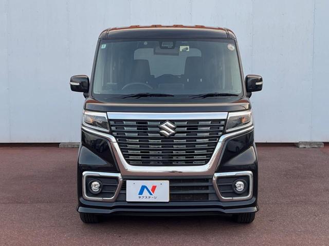 スペーシアカスタム ハイブリッドＸＳ　両側電動ドア　ＳＤナビ　バックカメラ　衝突被害軽減システム　ハーフレザーシート　シートヒーター　ドラレコ　コーナーセンサー　スマートキー　ＬＥＤヘッド　ＥＴＣ　純正１５インチアルミ　車線逸脱警報（14枚目）