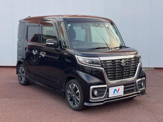 スペーシアカスタム ハイブリッドＸＳ　両側電動ドア　ＳＤナビ　バックカメラ　衝突被害軽減システム　ハーフレザーシート　シートヒーター　ドラレコ　コーナーセンサー　スマートキー　ＬＥＤヘッド　ＥＴＣ　純正１５インチアルミ　車線逸脱警報（24枚目）