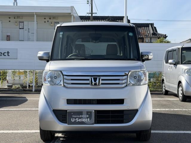 N-BOX G・Lパッケージ ナビ Bカメラ USB入力端子 DVD再生 ワンセグTV 純正AW ドアバイザー I-STOP ベンチ席 両側スライドドア イモビライザー AAC 横滑り防止(2枚目)