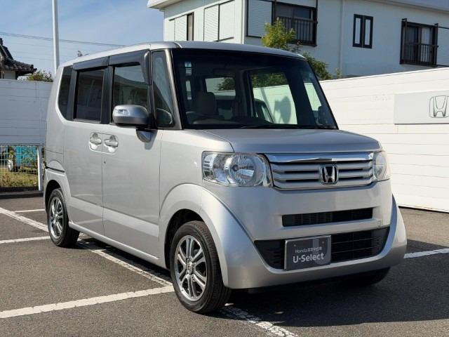 N-BOX G・Lパッケージ ナビ Bカメラ USB入力端子 DVD再生 ワンセグTV 純正AW ドアバイザー I-STOP ベンチ席 両側スライドドア イモビライザー AAC 横滑り防止(30枚目)