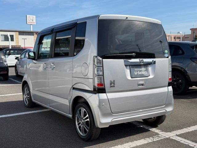 N-BOX G・Lパッケージ ナビ Bカメラ USB入力端子 DVD再生 ワンセグTV 純正AW ドアバイザー I-STOP ベンチ席 両側スライドドア イモビライザー AAC 横滑り防止(32枚目)