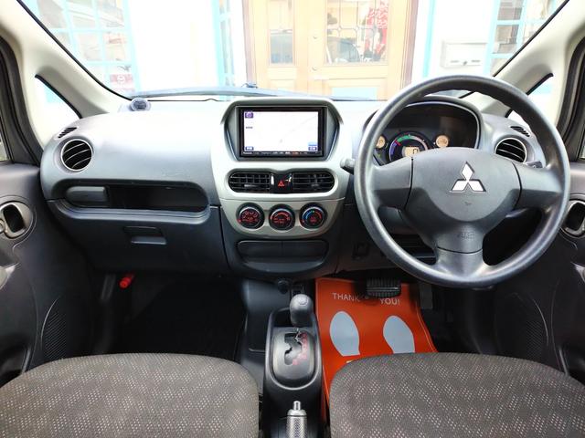 アイミーブ M 後期型・駆動バッテリー残存率測定・社外メモリーナビ・スマートキー・前席シートヒーター・BTオーディオ・MiEVリモートシステム・ヒートポンプA/C・オートライト・急速充電・電格ドアミラー・充電ケ-ブル(5枚目)