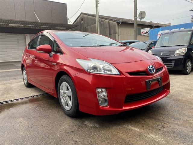 プリウス S ナビ TV Bluetooth接続 バックカメラ スマートキー プッシュスタート ディスチャージライト フォグランプ オートエアコン 格納ミラー オートライト ETC 衝突安全ボディー盗難防止システム(6枚目)