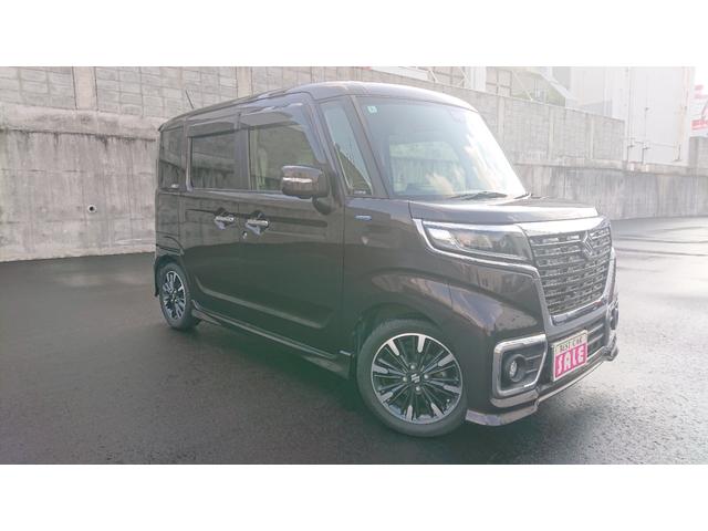 スペーシアカスタム ハイブリッドＸＳ　ドラレコ　ＥＴＣ　バックカメラ　両側電動スライドドア　ナビ　ＴＶ　クリアランスソナー　衝突被害軽減システム　オートライト　ＬＥＤヘッドランプ　スマートキー　電動格納ミラー　シートヒーター（3枚目）