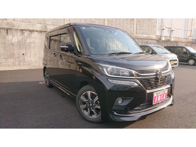 ソリオバンディット ハイブリッドＭＶ　全方位モニターナビ　ＥＴＣ　前後ドラレコ　衝突被害軽減ブレーキ　後席両側電動パワースライドドア　ＬＥＤヘッドライト　後席モニター　シートヒーター　プッシュスタート　アダプティブクルーズコントロール（3枚目）