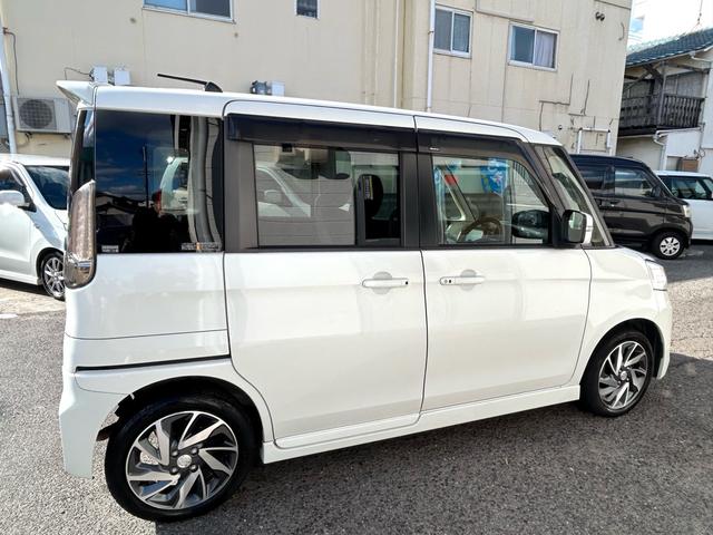 スペーシアカスタム ＴＳ　修復歴なし　プッシュスタート　ＣＶＴ　オートエアコン　ＥＴＣ　社外ナビ　Ｂｌｕｅｔｏｏｔｈ）バックカメラ　フォグライト　オートライト　ターボ　両側パワースライドドア　純正アルミホイール　スペアキー（12枚目）