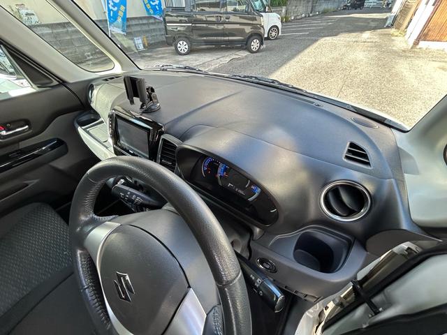 スペーシアカスタム ＴＳ　修復歴なし　プッシュスタート　ＣＶＴ　オートエアコン　ＥＴＣ　社外ナビ　Ｂｌｕｅｔｏｏｔｈ）バックカメラ　フォグライト　オートライト　ターボ　両側パワースライドドア　純正アルミホイール　スペアキー（24枚目）