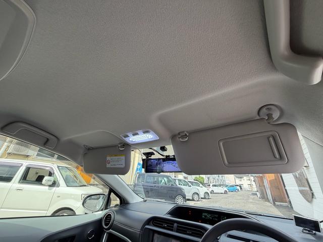 アクア S フルエアロ デイライト 3画面デジタルインナーミラー ドラレコ 社外テール 後部座席モニター バックカメラ ナビ TV オートライト スマートキー 社外アルミホール 電動格納ミラー シートヒーター(51枚目)