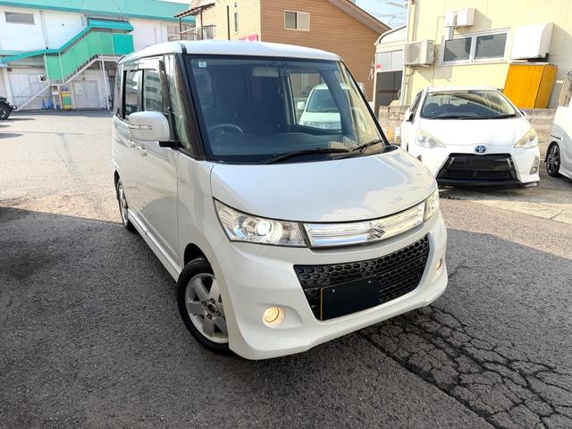 パレットＳＷ ＸＳ　ドライブレコーダー　ＥＴＣ　ＨＤＤナビ　フルセグＴＶ　ＣＤ録音　ＤＶＤ再生　左側パワースライドドア　右側イージークローザードア　ＨＩＤライト　フォグランプ　社外アルミ　スマートキー＆プッシュスタート（2枚目）