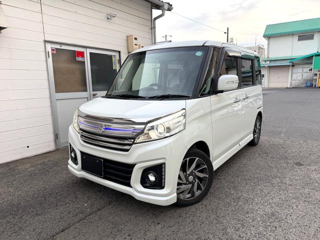 スペーシアカスタム XSターボ 両側パワースライドドア 8インチ大型ナビ Bluetoothナビ シートヒーター ミラー型レーダー探知機 ETC クルーズコントロール プッシュスタート パドルシフト フォグランプ ISOFIX対応(10枚目)