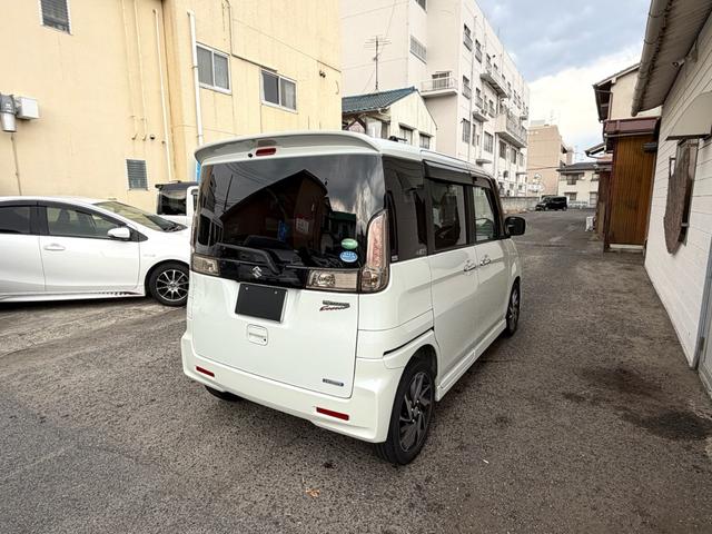 スペーシアカスタム XSターボ 両側パワースライドドア 8インチ大型ナビ Bluetoothナビ シートヒーター ミラー型レーダー探知機 ETC クルーズコントロール プッシュスタート パドルシフト フォグランプ ISOFIX対応(14枚目)