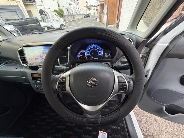 スペーシアカスタム XSターボ 両側パワースライドドア 8インチ大型ナビ Bluetoothナビ シートヒーター ミラー型レーダー探知機 ETC クルーズコントロール プッシュスタート パドルシフト フォグランプ ISOFIX対応(27枚目)