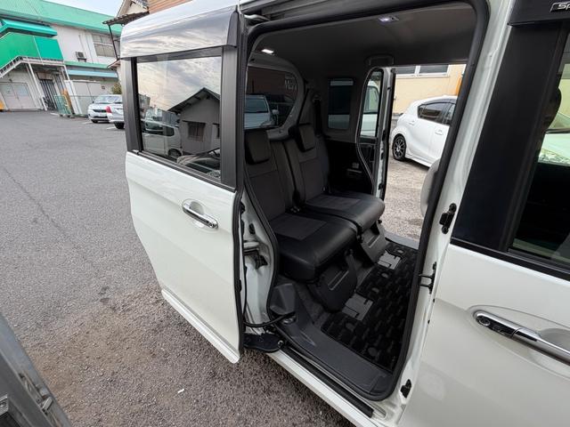 スペーシアカスタム XSターボ 両側パワースライドドア 8インチ大型ナビ Bluetoothナビ シートヒーター ミラー型レーダー探知機 ETC クルーズコントロール プッシュスタート パドルシフト フォグランプ ISOFIX対応(48枚目)