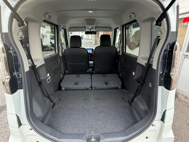 スペーシアカスタム XSターボ 両側パワースライドドア 8インチ大型ナビ Bluetoothナビ シートヒーター ミラー型レーダー探知機 ETC クルーズコントロール プッシュスタート パドルシフト フォグランプ ISOFIX対応(60枚目)