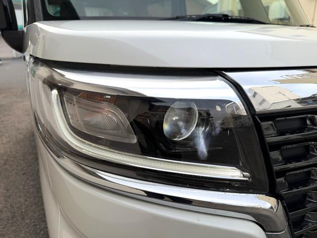 スペーシアカスタム ハイブリッドXS 8インチBluetoothナビ フルセグTV 車高調 社外ホイール 両側パワースライドドアナビ HID ETC、シートヒーター スマートキー 前後ドライブレコーダー デュアルセンサーブレーキサポート(5枚目)