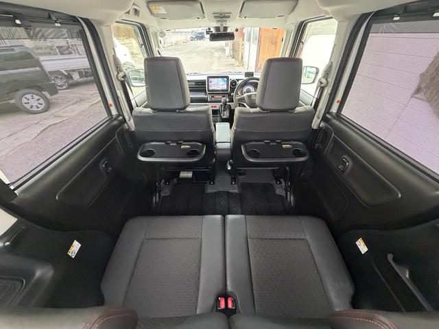 スペーシアカスタム ハイブリッドXS 8インチBluetoothナビ フルセグTV 車高調 社外ホイール 両側パワースライドドアナビ HID ETC、シートヒーター スマートキー 前後ドライブレコーダー デュアルセンサーブレーキサポート(49枚目)