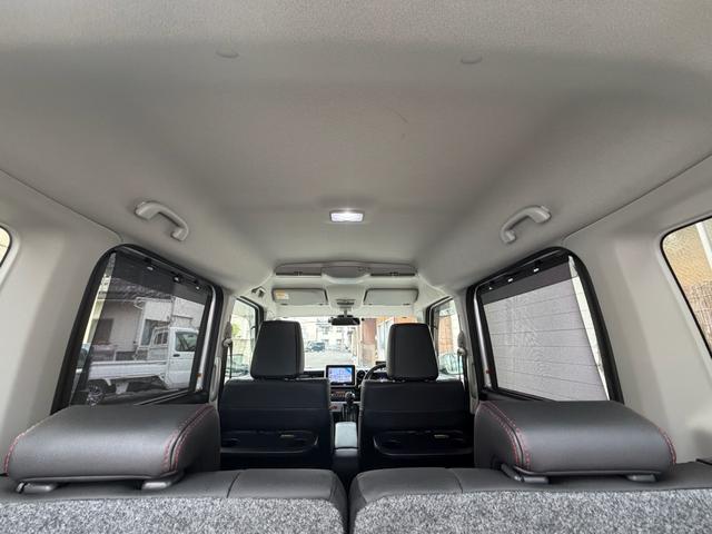 スペーシアカスタム ハイブリッドXS 8インチBluetoothナビ フルセグTV 車高調 社外ホイール 両側パワースライドドアナビ HID ETC、シートヒーター スマートキー 前後ドライブレコーダー デュアルセンサーブレーキサポート(50枚目)
