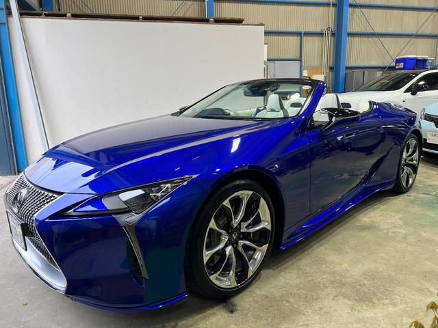 ＬＣ ＬＣ５００　コンバーチブル　ストラクチュラルブルー　限定６０台特別仕様車ストラクチュラルブルー・ユーザー買取・ディフューザー・２１インチアルミホイール・ホワイトナッパレザーシート・シートクーラー・シートヒーター・ドライブレコーダー・レーダー・ＥＴＣ（71枚目）