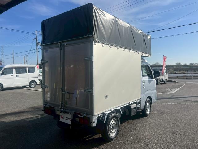 ハイゼットトラック エクストラ　宅配車　配送車　幌付車　アルミパネル　５ＭＴ　アルパインディスプレイオーディオ　Ｂカメラ　衝突軽減　ドラレコ　ＥＴＣ　ＰＷ　スマートキー　ＬＥＤヘッドランプ　４ＷＤ　禁煙車　Ｂｌｕｅｔｏｏｔｈ（55枚目）