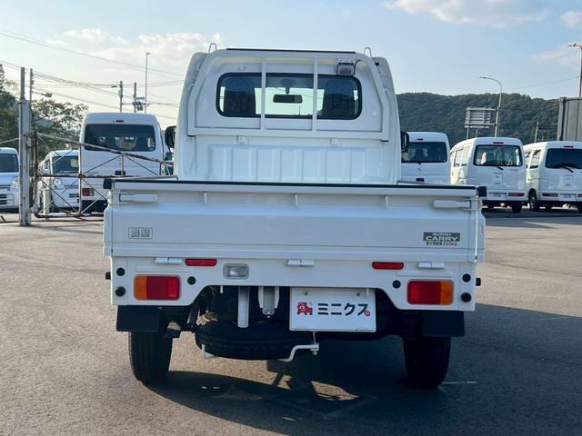 キャリイトラック KCエアコン・パワステ農繁仕様 運転席エアバック・助手席エアバック・ABS・横滑り防止装置・エアコン・クーラー・パワステ・パワーウィンドウ・キーレス・4WD・禁煙車・アオリプロテクター・トリイプロテクター・荷台ランプ・純正ラジオ(44枚目)