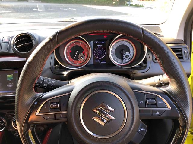 スイフトスポーツ ベースグレード　６速　グレッディ　エアインクスキット　外品ラジエター　１７インチホイールエンケイＰＦ０１　ドライブレコーダー　ＥＴＣ　ナビ　ＴＶ　　衝突被害軽減システムＬＥＤヘッドランプ　スマートキー　シートヒーター（9枚目）