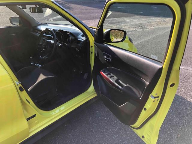 スイフトスポーツ ベースグレード　６速　グレッディ　エアインクスキット　外品ラジエター　１７インチホイールエンケイＰＦ０１　ドライブレコーダー　ＥＴＣ　ナビ　ＴＶ　　衝突被害軽減システムＬＥＤヘッドランプ　スマートキー　シートヒーター（42枚目）