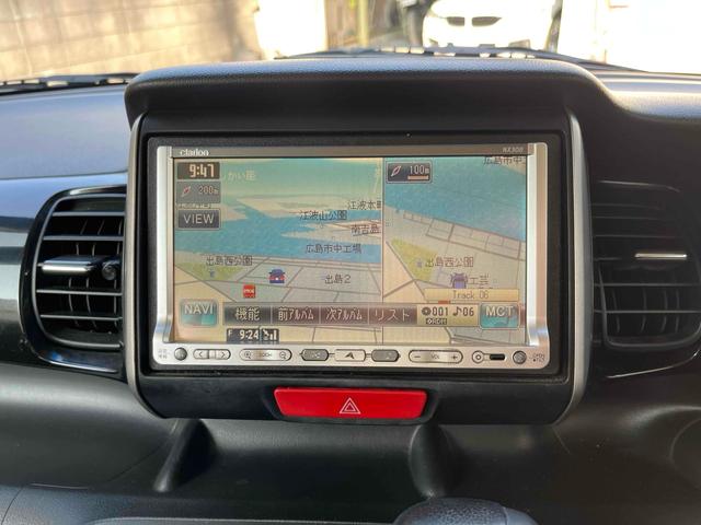 N-BOXカスタム G・Lパッケージ ETC 両側スライド・片側電動 ナビ TV HID スマートキー アイドリングストップ 電動格納ミラー ベンチシート CVT 盗難防止システム ABS ESC CD DVD再生 アルミホイール(40枚目)