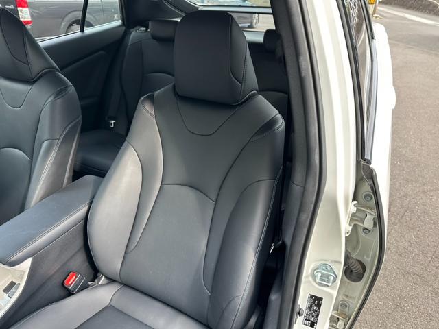 プリウス Aツーリングセレクション 純正9インチナビ HUD シートヒーター レーダークルーズ オートハイビーム クリソナ BSM LEDヘッドライト 17インチAW ブラックレザー ETC フルセグ バックカメラ Bluetooth(19枚目)