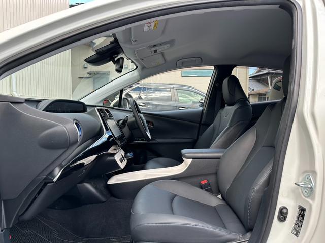 プリウス Aツーリングセレクション 純正9インチナビ HUD シートヒーター レーダークルーズ オートハイビーム クリソナ BSM LEDヘッドライト 17インチAW ブラックレザー ETC フルセグ バックカメラ Bluetooth(21枚目)