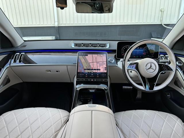 Sクラス S500 4マチック AMGライン レザーエクスクルーシブPKG ベーシックPKG 3Dブルメスター 3Dコックピット HUD 白革 パノラマルーフ 360°カメラ パフュームアトマイザー アンビエントライト 前後ドラレコ クリソナ(2枚目)