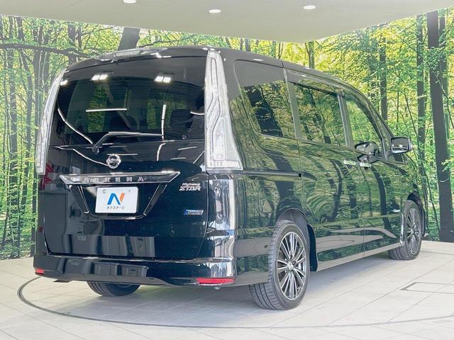 セレナ ハイウェイスター S-ハイブリッド 9型ナビ バックカメラ 後席モニター 両側電動ドア 禁煙 衝突軽減装置 LEDヘッド ドラレコ クルーズコントロール フルセグ ETC スマートキー オートライト/エアコン 車線逸脱警報(17枚目)