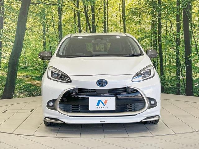 アクア Ｚ　モデリスタエアロ　純正１０．５型ナビ　全周囲カメラ　禁煙車　衝突軽減装置　レーダークルーズ　デジタルインナーミラー　ブライドスポットモニター　ハーフレザー　パワーシート　ＬＥＤヘッド／フォグ（14枚目）
