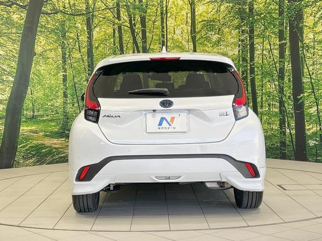 アクア Ｚ　モデリスタエアロ　純正１０．５型ナビ　全周囲カメラ　禁煙車　衝突軽減装置　レーダークルーズ　デジタルインナーミラー　ブライドスポットモニター　ハーフレザー　パワーシート　ＬＥＤヘッド／フォグ（15枚目）
