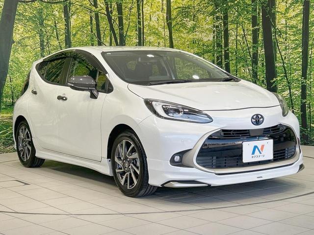 アクア Ｚ　モデリスタエアロ　純正１０．５型ナビ　全周囲カメラ　禁煙車　衝突軽減装置　レーダークルーズ　デジタルインナーミラー　ブライドスポットモニター　ハーフレザー　パワーシート　ＬＥＤヘッド／フォグ（16枚目）