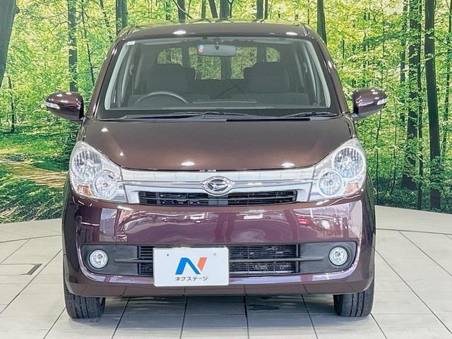 ミラカスタム ＲＳ　純正ナビ　バックカメラ　禁煙車　ＨＩＤヘッド　ターボ　４ＷＤ　ＥＴＣ　オートエアコン　純正１５インチアルミ　革巻きステアリング　電動格納ミラー　スマートキー　盗難防止システム　バニティミラー（14枚目）