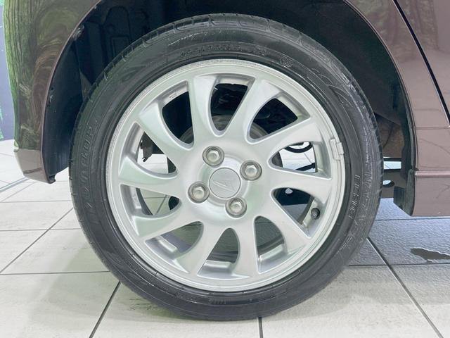 ミラカスタム ＲＳ　純正ナビ　バックカメラ　禁煙車　ＨＩＤヘッド　ターボ　４ＷＤ　ＥＴＣ　オートエアコン　純正１５インチアルミ　革巻きステアリング　電動格納ミラー　スマートキー　盗難防止システム　バニティミラー（42枚目）