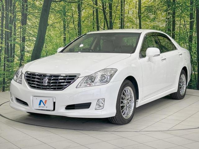 クラウン ロイヤルサルーン　純正８型ナビ　バックカメラ　禁煙車　クルーズコントロール　ＨＩＤヘッド　フルセグ　ＥＴＣ　パワーシート　フロントフォグランプ　スマートキー　木目調革巻きハンドル　サイド／カーテン／ニーエアバック（45枚目）