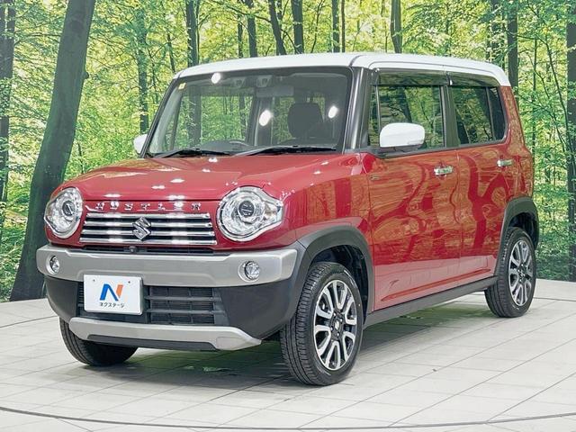 ハスラー ＪスタイルＩＩ　全周囲カメラ　メーカーナビ　衝突被害軽減　禁煙車　ハーフレザーシート　スマートキー　ＨＩＤヘッド　ＥＴＣ　車線逸脱警報　オートライト　オートエアコン　純正１５インチアルミ　Ｂｌｕｅｔｏｏｔｈ再生（49枚目）