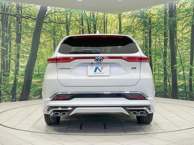 ハリアーハイブリッド Ｚ　レザーパッケージ　モデリスタフルエアロ　純正１２．３型ナビ　全周囲カメラ　ＪＢＬサウンド　レーダークルーズ　禁煙車　衝突軽減　レザーシート　前席シートエアコン　ドラレコ　ＬＥＤヘッド　ＥＴＣ　電動リアゲート（15枚目）