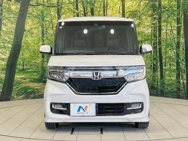 N-BOXカスタム G・EXターボホンダセンシング 純正8型ナビ 両側電動ドア バックカメラ 衝突軽減 レーダークルーズ 禁煙車 ハーフレザーシート ドラレコ スマートキー LEDヘッド/フォグ ETC オートハイビーム 車線逸脱警報(14枚目)