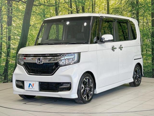 N-BOXカスタム G・EXターボホンダセンシング 純正8型ナビ 両側電動ドア バックカメラ 衝突軽減 レーダークルーズ 禁煙車 ハーフレザーシート ドラレコ スマートキー LEDヘッド/フォグ ETC オートハイビーム 車線逸脱警報(40枚目)
