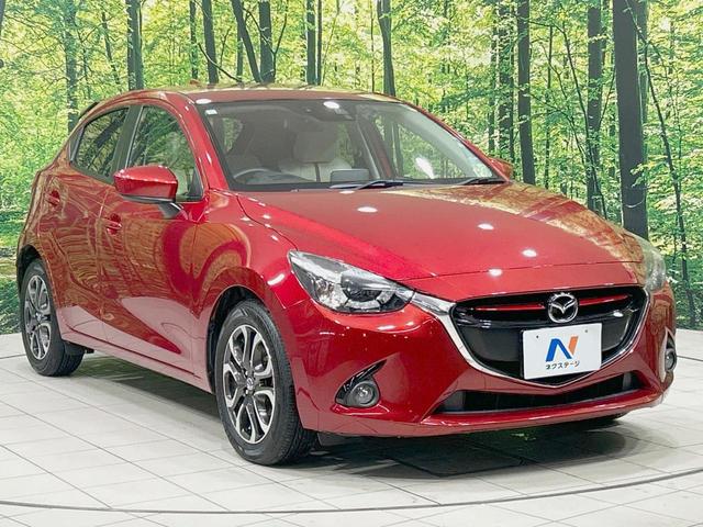 デミオ XDツーリング Lパッケージ 純正ナビ 禁煙車 衝突軽減装置 クルーズコントロール LEDヘッド ハーフレザー ドラレコ フルセグ Bluetooth再生 ETC オートライト/エアコン スマートキー 純正1インチアルミ(16枚目)