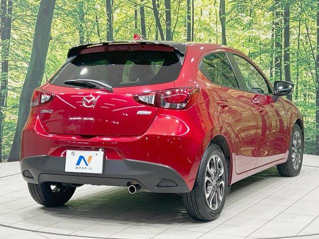 デミオ XDツーリング Lパッケージ 純正ナビ 禁煙車 衝突軽減装置 クルーズコントロール LEDヘッド ハーフレザー ドラレコ フルセグ Bluetooth再生 ETC オートライト/エアコン スマートキー 純正1インチアルミ(17枚目)