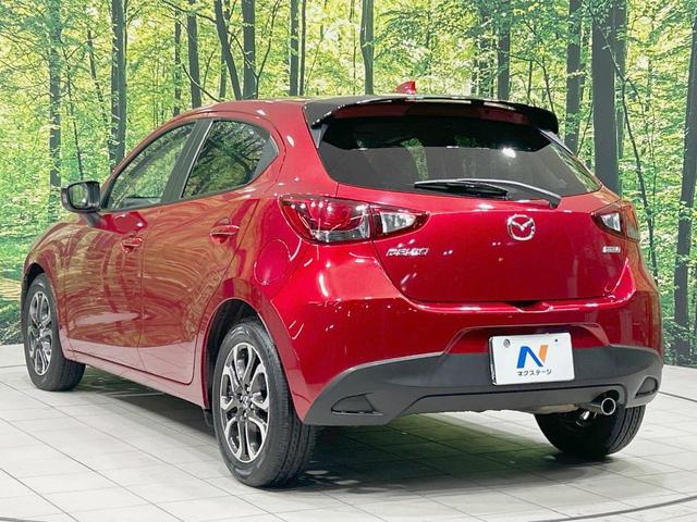 デミオ XDツーリング Lパッケージ 純正ナビ 禁煙車 衝突軽減装置 クルーズコントロール LEDヘッド ハーフレザー ドラレコ フルセグ Bluetooth再生 ETC オートライト/エアコン スマートキー 純正1インチアルミ(38枚目)